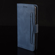 Etui z klapką do Realme GT 7 / 7T, Card Slot, granatowe