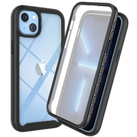 Etui do iPhone 14, Shockproof, z folią, czarne