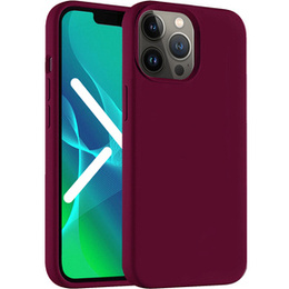 Etui do iPhone 14 Pro Max, Silicone Lite, czerwone