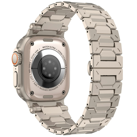 Bransoleta do Apple Watch 1/2/3/4/5/6/7/8/9/10/11/SE Ultra 1/2/3 42/44/45/46/49mm, Tytanowa
