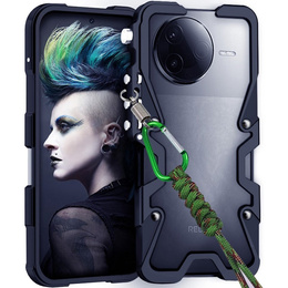 Wytrzymałe etui pancerne do Xiaomi Poco F7 Pro – czarne