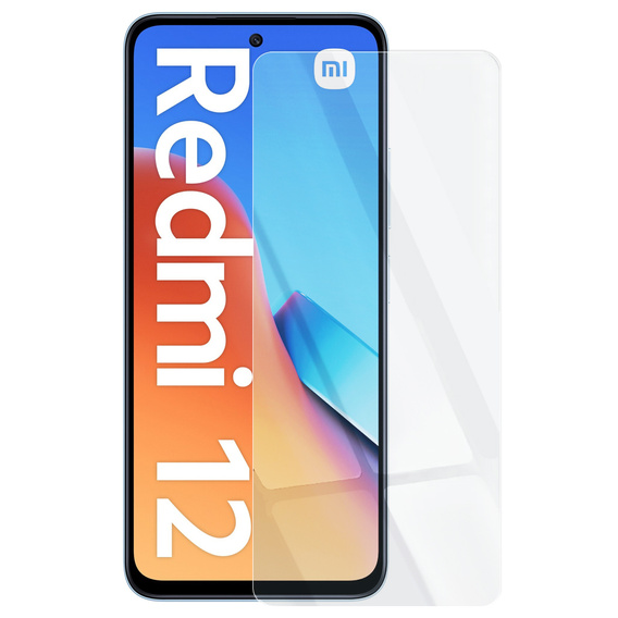 Zestaw Etui Brokat do Xiaomi Redmi 12, zielone + szkło