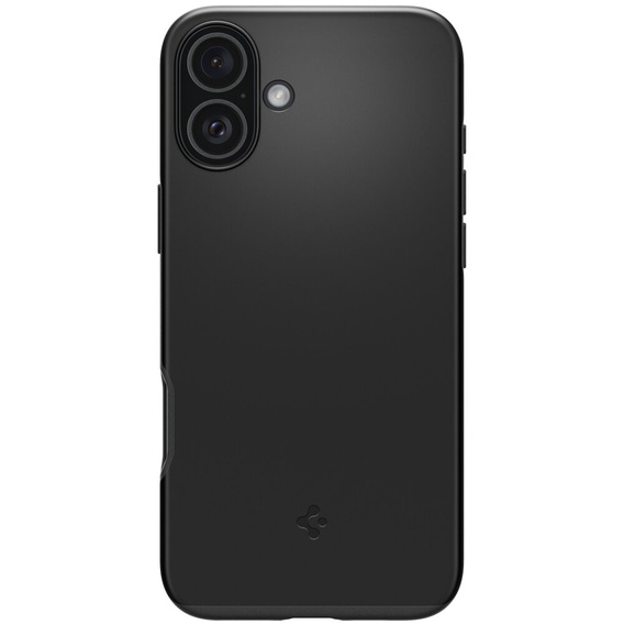 Etui Spigen do iPhone 16 Plus, Thin Fit Mag, szare + Szkło hartowane 9H
