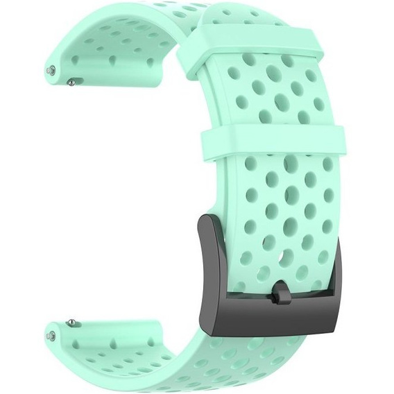Pasek Silikonowy do Suunto 9 24mm - Turkusowy