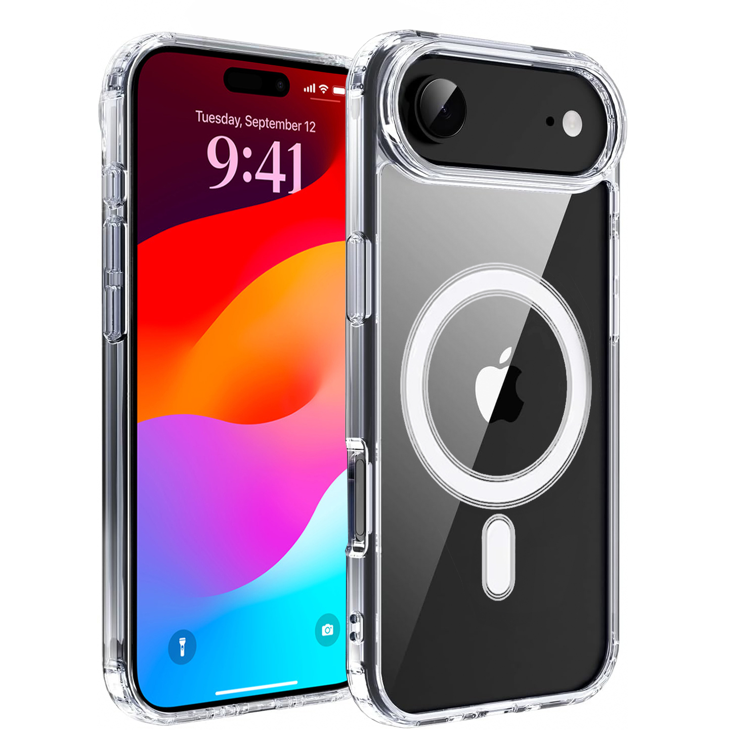 Etui magnetyczne TPU + Akryl do iPhone Air (kompatybilne z MagSafe)