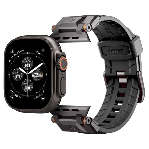 Etui Spigen do Apple Watch 6 / 7 / 8 / 9 / 10 / SE / ULTRA 1 / 2 (44 / 45 / 46 / 49 MM), Durapro Armor, Czarny