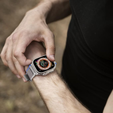 Pasek Nylonowy do Apple Watch 1/2/3/4/5/6/7/8/9/10/11/SE Ultra 1/2/3 42/44/45/46/49mm, Szary/Niebieski