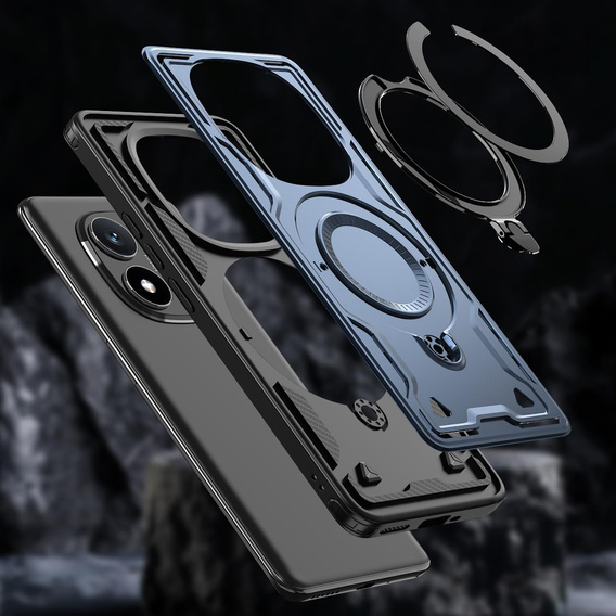 Etui magnetyczne do Xiaomi Redmi Note 15 Pro 5G, granatowe