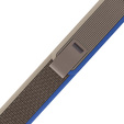 Pasek Nylonowy do Apple Watch 1/2/3/4/5/6/7/8/9/10/11/SE Ultra 1/2/3 42/44/45/46/49mm, Szary / Niebieski