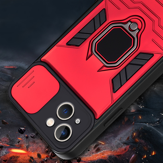 Etui Ring Lens do iPhone 13 Mini, Red