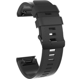 Pasek silikonowy quickfit do Garmin Fenix 26mm, Czarny