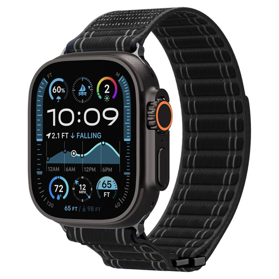 Pasek Spigen WBF0 Band do Apple Watch 8/9/10/11/SE/Ultra 1/2 (44/45/46/49 mm) – Black