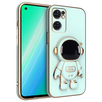 Etui do Oppo Reno 7 5G, Astronaut, zielone