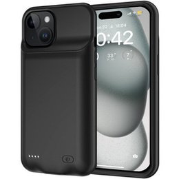 Etui z Baterią 7000mAh do iPhone 15, czarne