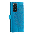 Etui z klapką do Xiaomi Redmi Note 11/11S, Mandala, niebieskie