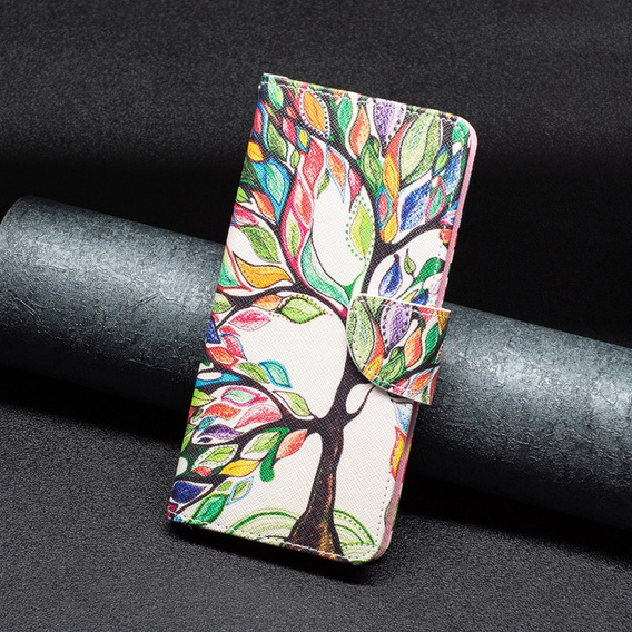 Etui z klapką do Xiaomi Redmi 12 4G, Wallet, Tree of Life