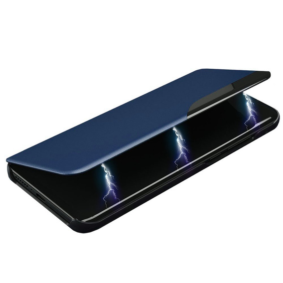 Etui do Huawei P Smart 2021, Obudowa Window View Case, Niebieskie