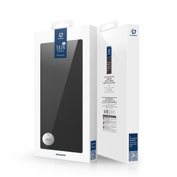 Etui Dux Ducis do iPhone 17, Skinpro, czarne