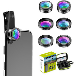 Apexel Zestaw Obiektywów do smartfona 100mm , Czarne