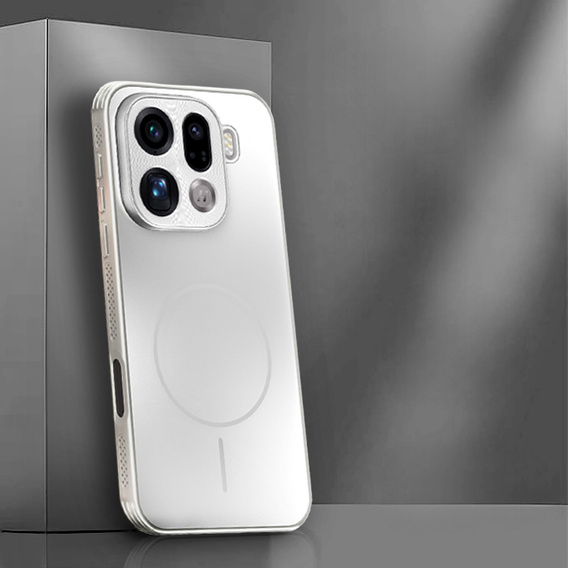 Etui ochronne do Oppo Find X9 Pro, do MagSafe, białe