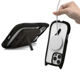 Etui do iPhone 16 Pro, do MagSafe, Cute Cat, czarne + Szkło na ekran