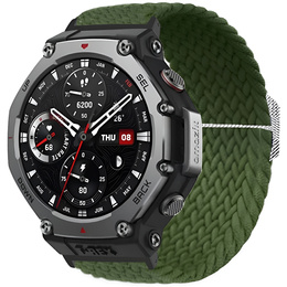 Pasek nylonowy do Amazfit T-Rex 3, Zielony