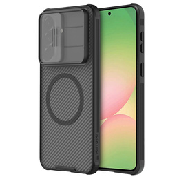Etui Nillkin dla Samsung Galaxy A57 5G, CamShield Pro Magnetic, do MagSafe, przezroczyste / czarne