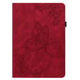 Etui do Xiaomi Redmi Pad SE 11", Motyle, czerwone