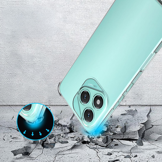 Etui do Honor 400 Lite, Dropproof, przezroczyste