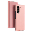 Etui do Samsung Galaxy Z Fold 5 5G, Clear View, różowe rose gold