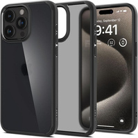 Etui Spigen do iPhone 15 Pro, Ultra Hybrid, Matowe Czarne