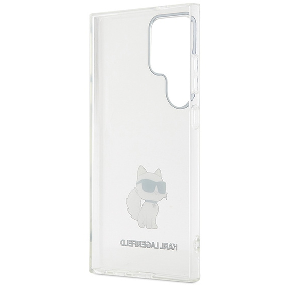 Etui Karl Lagerfeld do Samsung Galaxy S24 Ultra, IML Choupette - przezroczyste