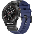 Pasek Silikonowy QuickFit do Garmin Fenix 26mm, Granatowy