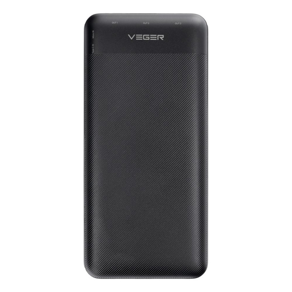 Powerbank VEGER L30 30000 mAh PD QC3.0 20W – Czarny
