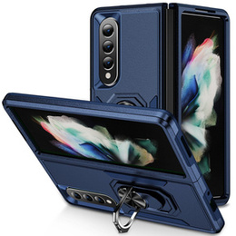 Etui pancerne do do Samsung Galaxy Z Fold 4 5G, Nox Case Ring, niebieskie