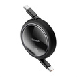 Baseus Free2Draw Mini – zwijany kabel USB‑C 100 W, 1m - czarny