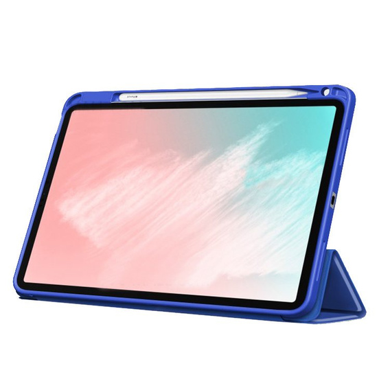Etui do iPad Air 10.9" 2022/2020 (5/4 gen.), Smartcase z miejscem na rysik, niebieskie
