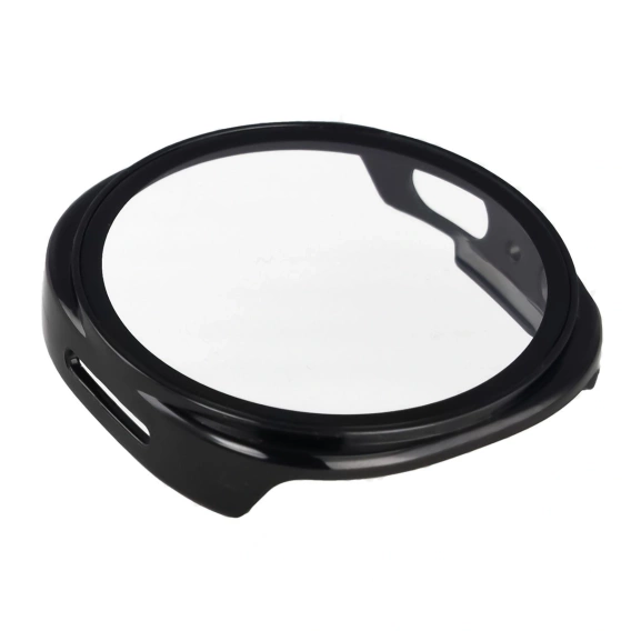 2w1 Etui + Szkło Hartowane do Samsung Galaxy Watch 8 44mm, Czarne