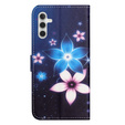 Etui z klapką do Samsung Galaxy M15 5G, Wallet, Blue Flower