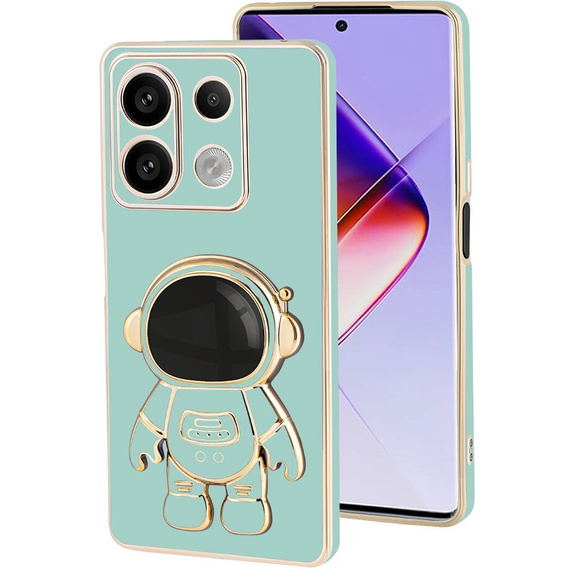 Etui do Infinix Note 40 Pro, Astronaut, zielone