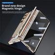 Etui do Samsung Galaxy Z Fold7 5G, z podstawką, złote