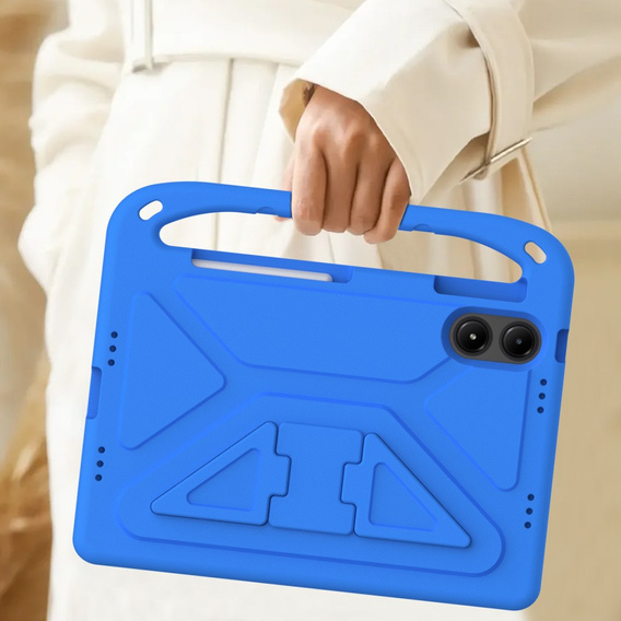 Etui dla dzieci do Xiaomi Redmi Pad Pro / Xiaomi Poco Pad, z uchwytem, niebieskie