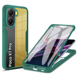 Etui do Xiaomi Poco X7 Pro 5G, Shockproof, z folią, zielone
