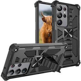 Etui do Samsung Galaxy S23 Ultra, Armor Kickstand, czarne