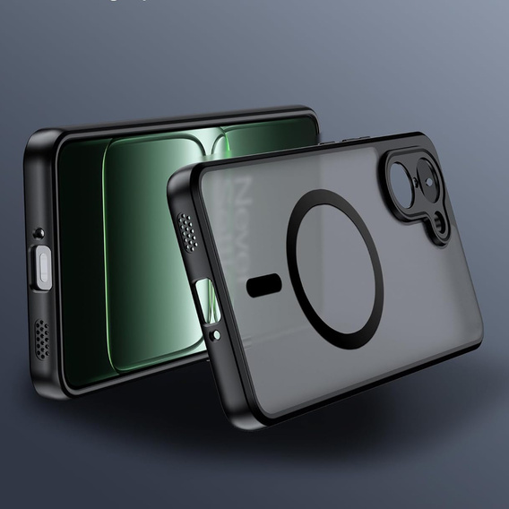 Etui do OnePlus Nord CE5, do MagSafe, ERBORD Matt Case, czarny