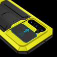 Etui pancerne do Samsung Galaxy S23 Plus, R-JUST CamShield Slide, żółte