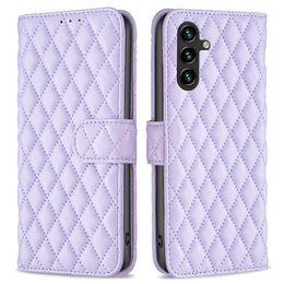 Etui z klapką do Samsung Galaxy A56 5G, Wallet, BINFEN COLOR, fioletowe