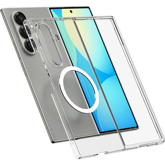 Etui Spigen do Samsung Galaxy Z Fold 7, AirSkin Mag MagSafe, przezroczyste