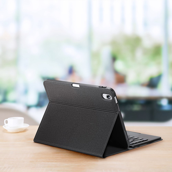 Etui z klawiaturą do iPad 10.9" 2022 (10 gen.) / iPad 11" 2025 A16 (11 gen.), Dux Ducis Magnetic Keyboard, czarne