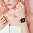 Stalowa Bransoleta do Apple Watch 1/2/3/4/5/6/7/8/9/10/11/SE Ultra 1/2/3 42/44/45/46/49mm, Beżowa